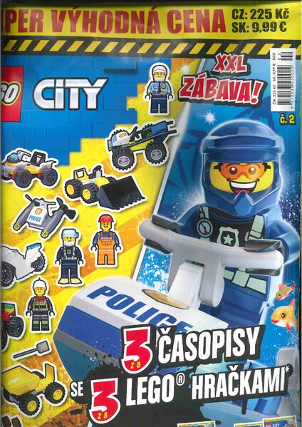 LEGO CITY 3 CASOPISY 3 HRACKY